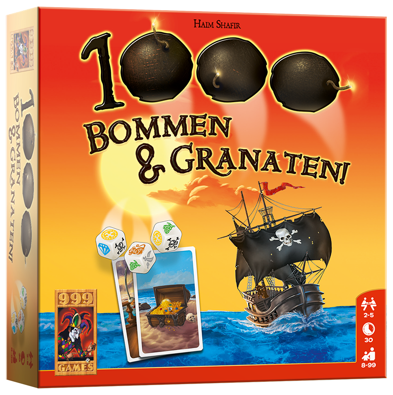 1000 Bommen &amp; Granaten! - dobbelspel