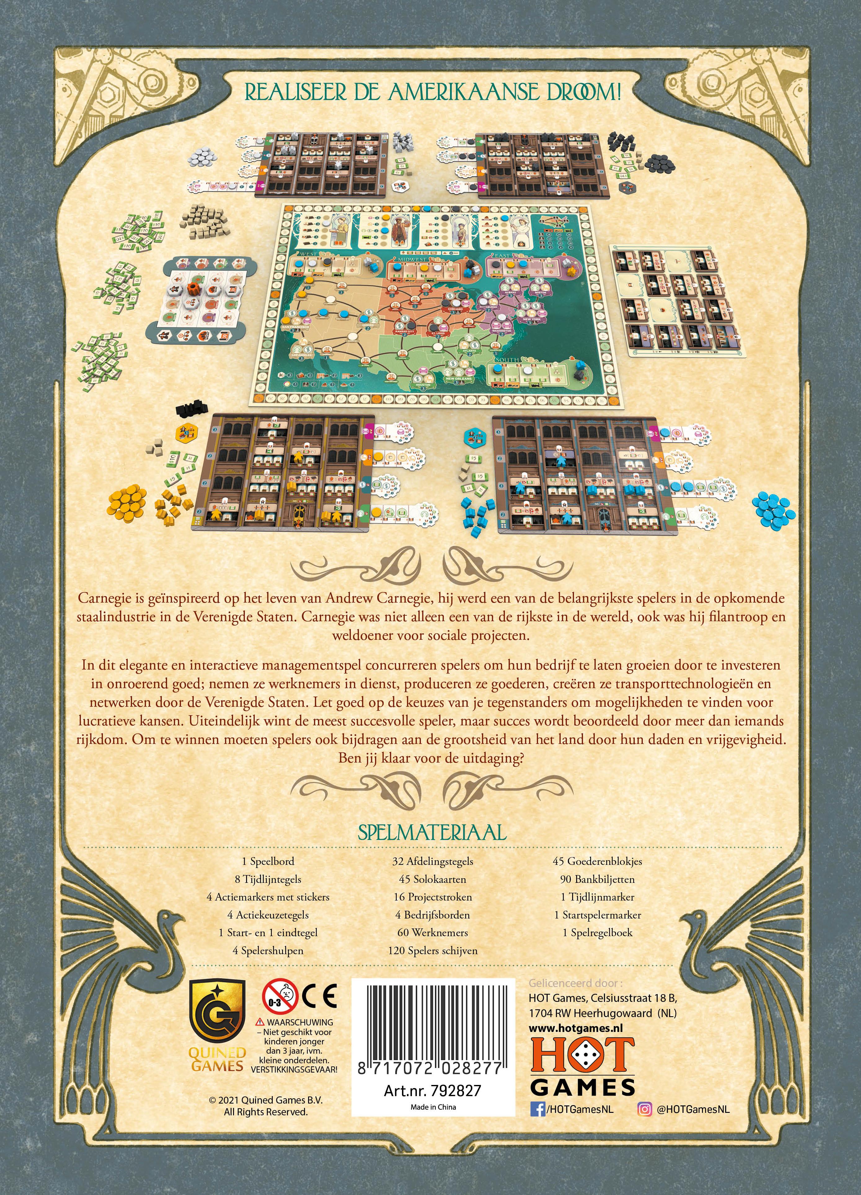 Carnegie - bordspel