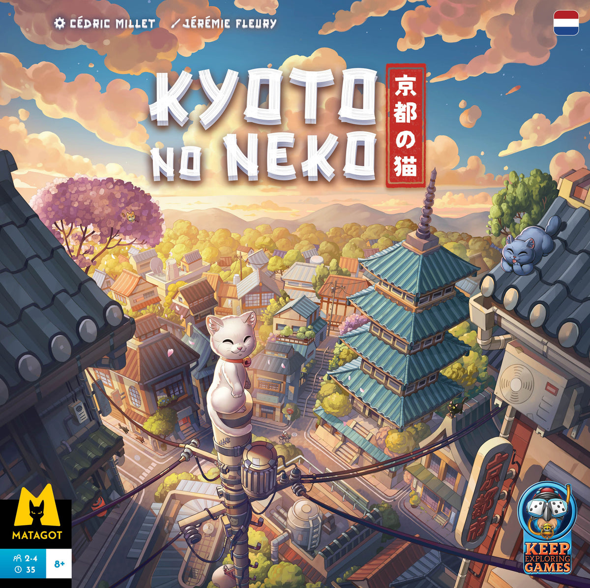 Kyoto no Neko – Bordspel | 2-4 spelers | Vanaf 8 jaar
