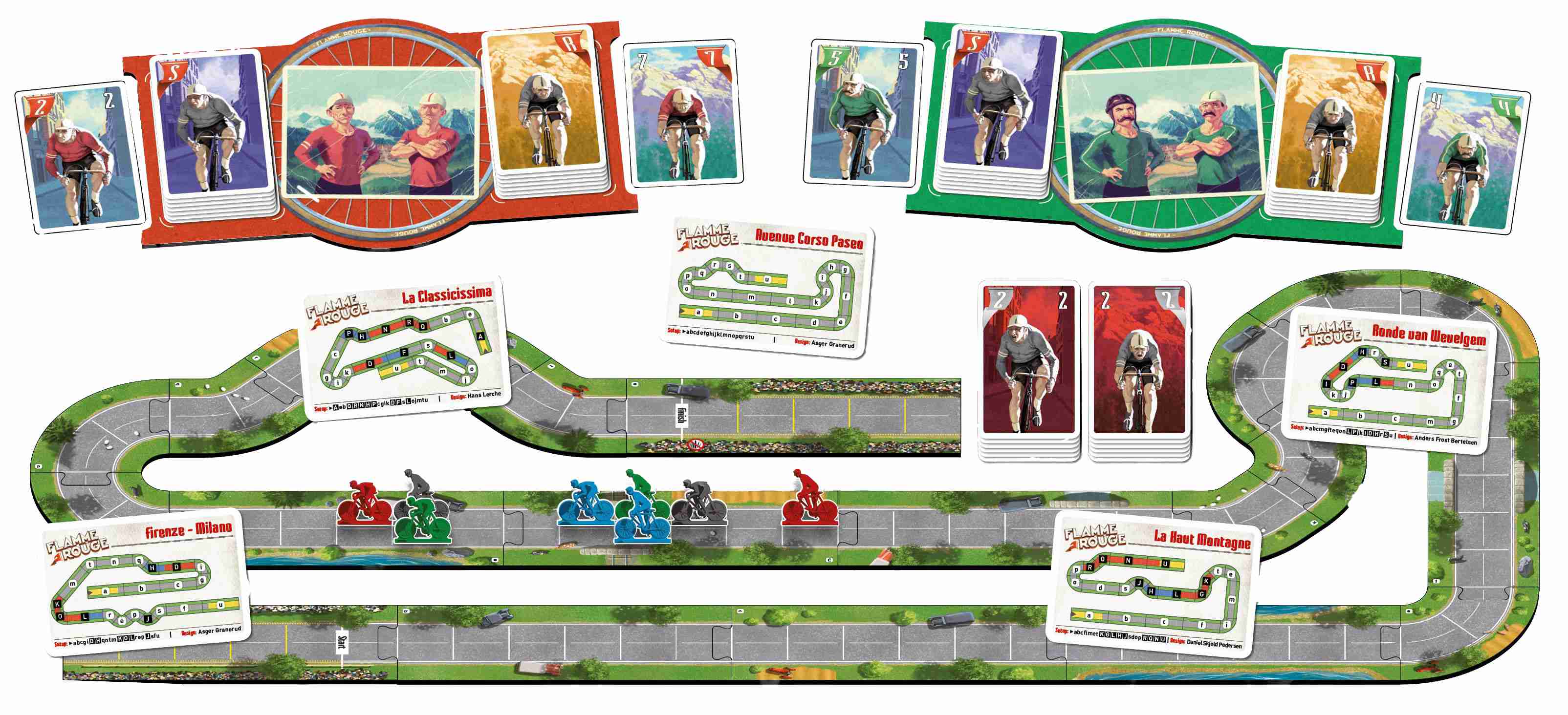 Flamme Rouge - bordspel