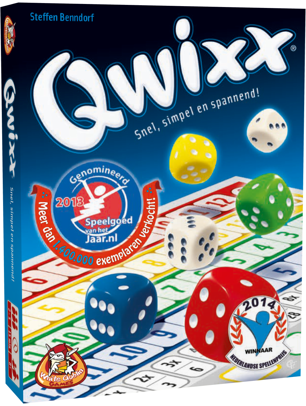 Qwixx – Snel en spannend dobbelspel voor 2 tot 5 spelers | vanaf 8 jaar