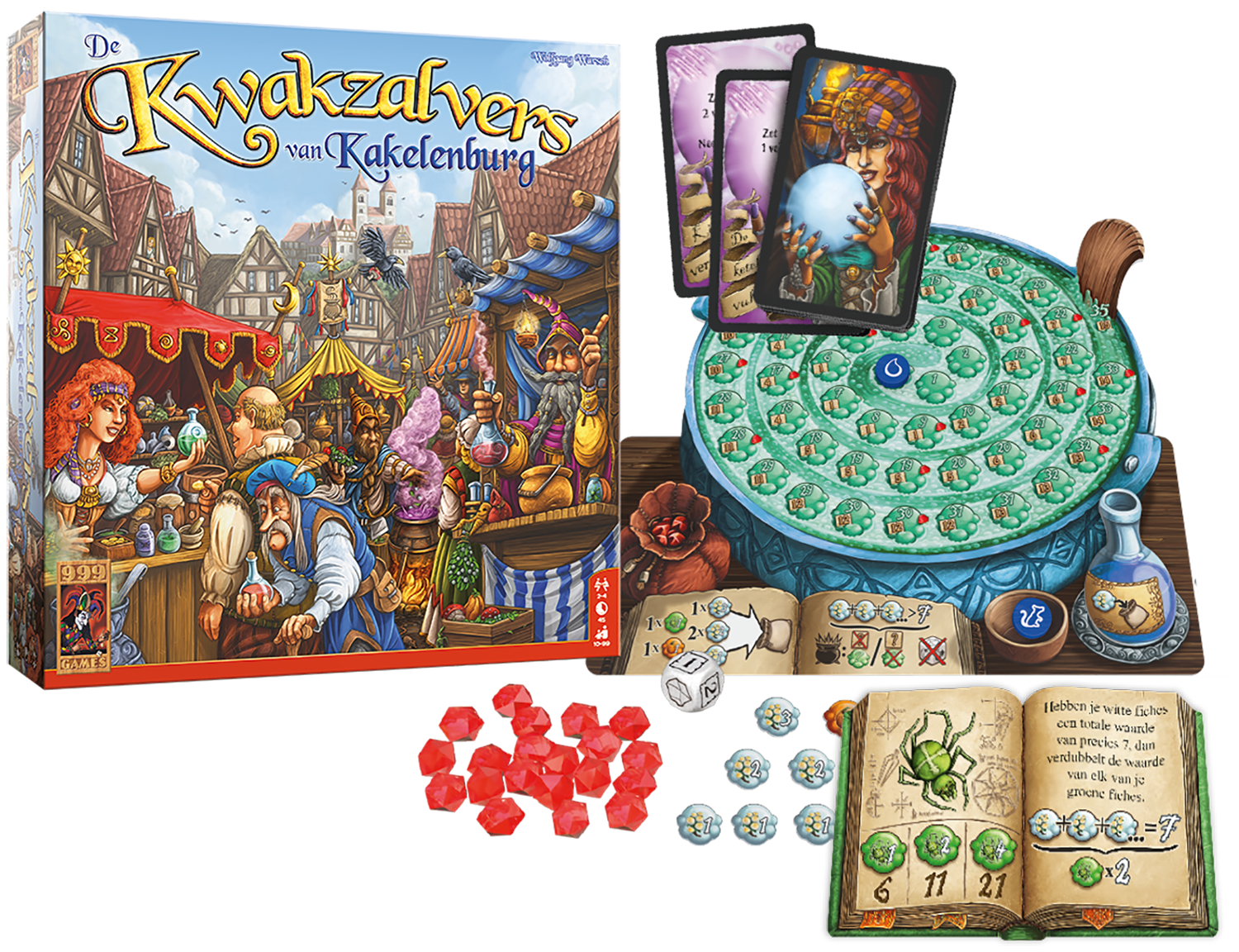 De Kwakzalvers van Kakelenburg - bordspel