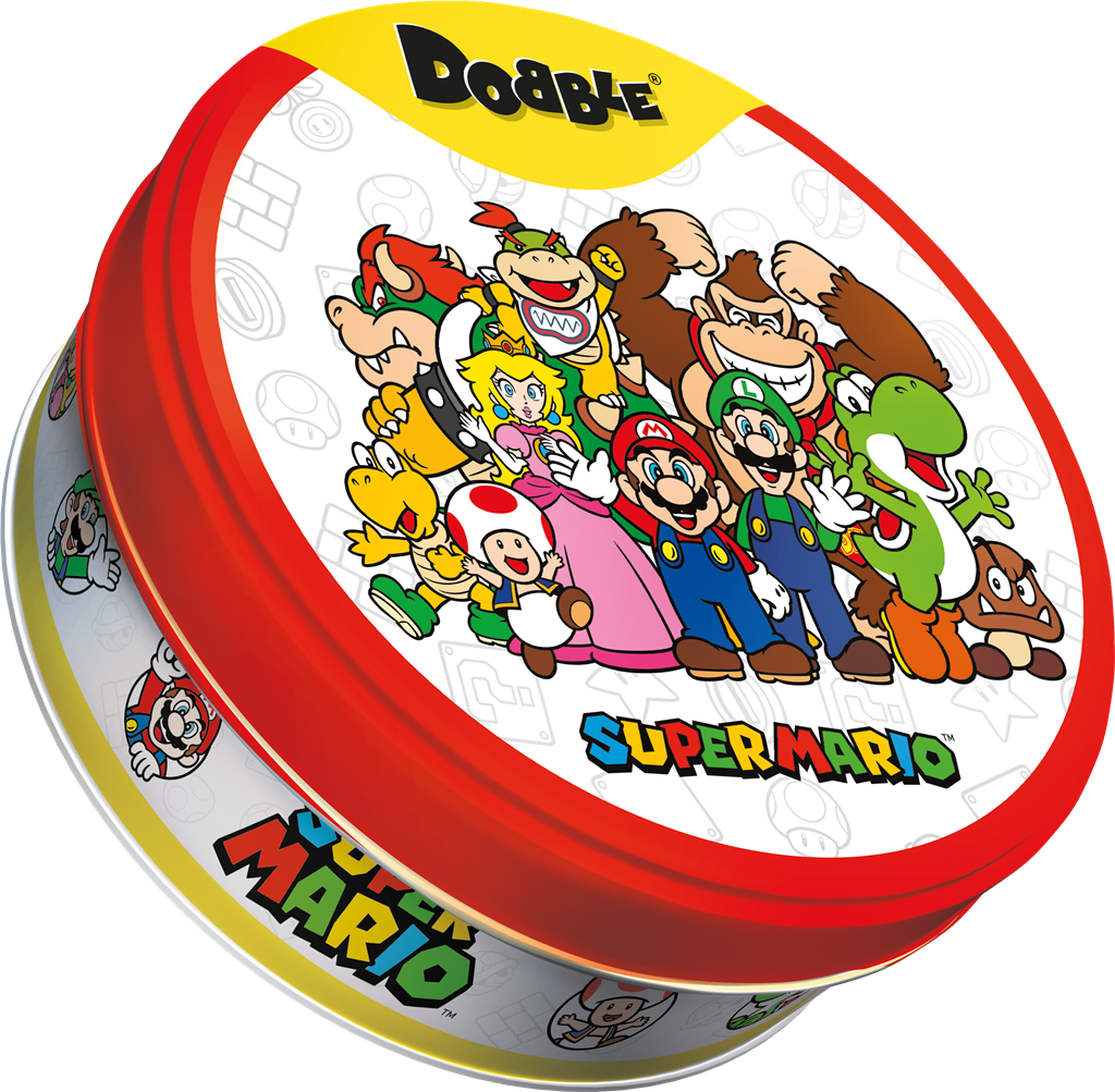 Dobble Mario – Familiespel -  Vind als eerste het juiste Super Mario-symbool! | Vanaf 6 jaar