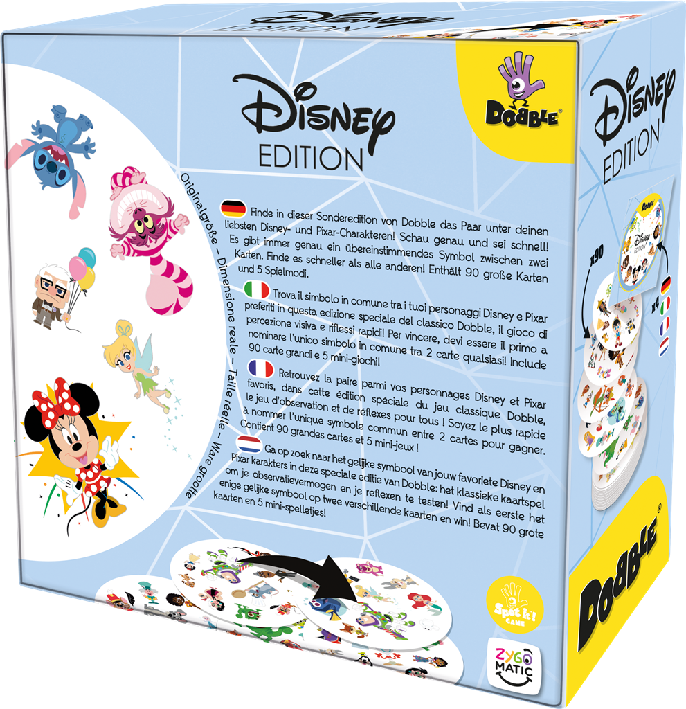 Dobble Disney – Familiespel - Het snelle kaartspel met Disney & Pixar | Vanaf 6 jaar