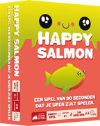 Happy Salmon – Het hilarische partyspel waarbij je niet stil kunt blijven zitten! | Vanaf 6 jaar
