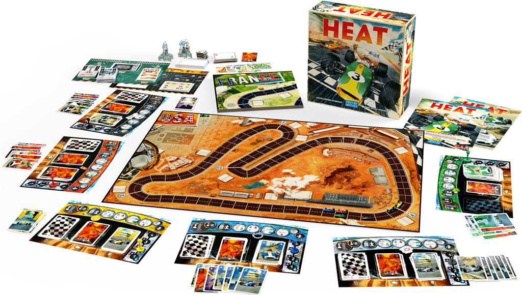 HEAT – Bordspel - Het spannende racespel vol snelheid en tactiek | Vanaf 10 jaar
