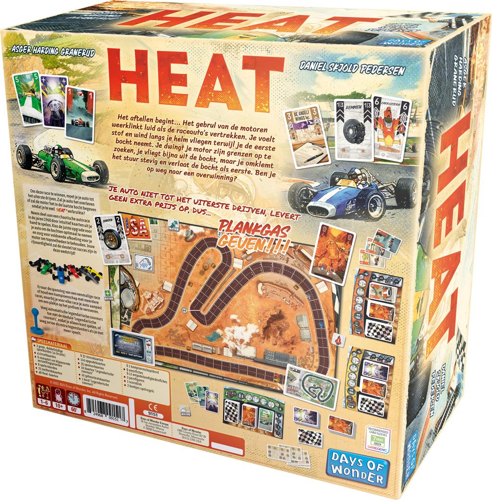 HEAT – Bordspel - Het spannende racespel vol snelheid en tactiek | Vanaf 10 jaar