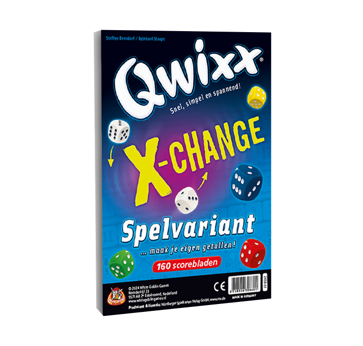 Qwixx: X-Change – Geef je dobbelworp een nieuwe draai | Vanaf 8 jaar