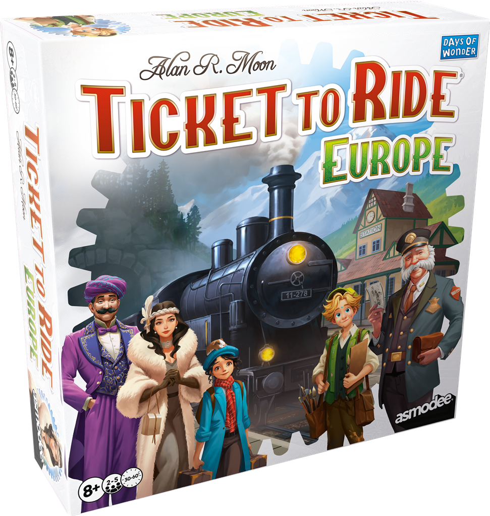 Ticket to Ride: Europe – Bouw jouw spoorweg door Europa | Vanaf 8 jaar