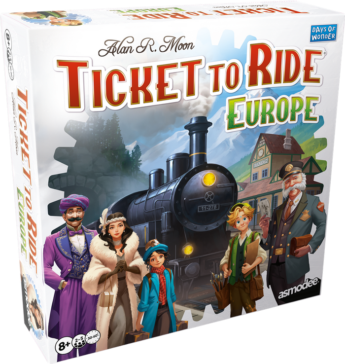 Ticket to Ride: Europe – Bouw jouw spoorweg door Europa | Vanaf 8 jaar