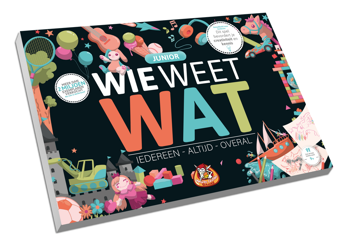 Wie Weet Wat: Junior – Het vrolijke woordspel voor het hele gezin | Vanaf 9 jaar