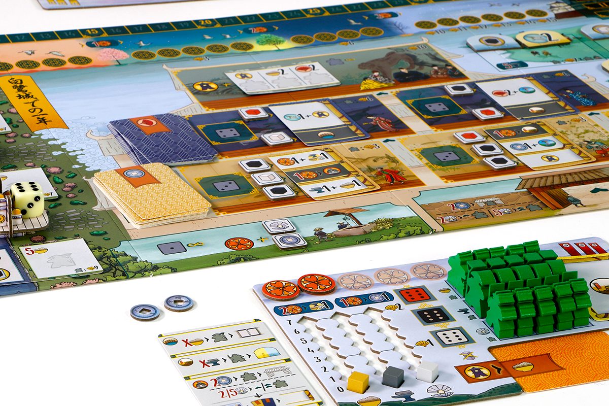 Het Witte Kasteel van Himeji - bordspel