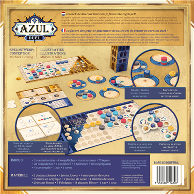 Azul Duel – Het ultieme Azul-spel voor 2 spelers | Vanaf 10 jaar