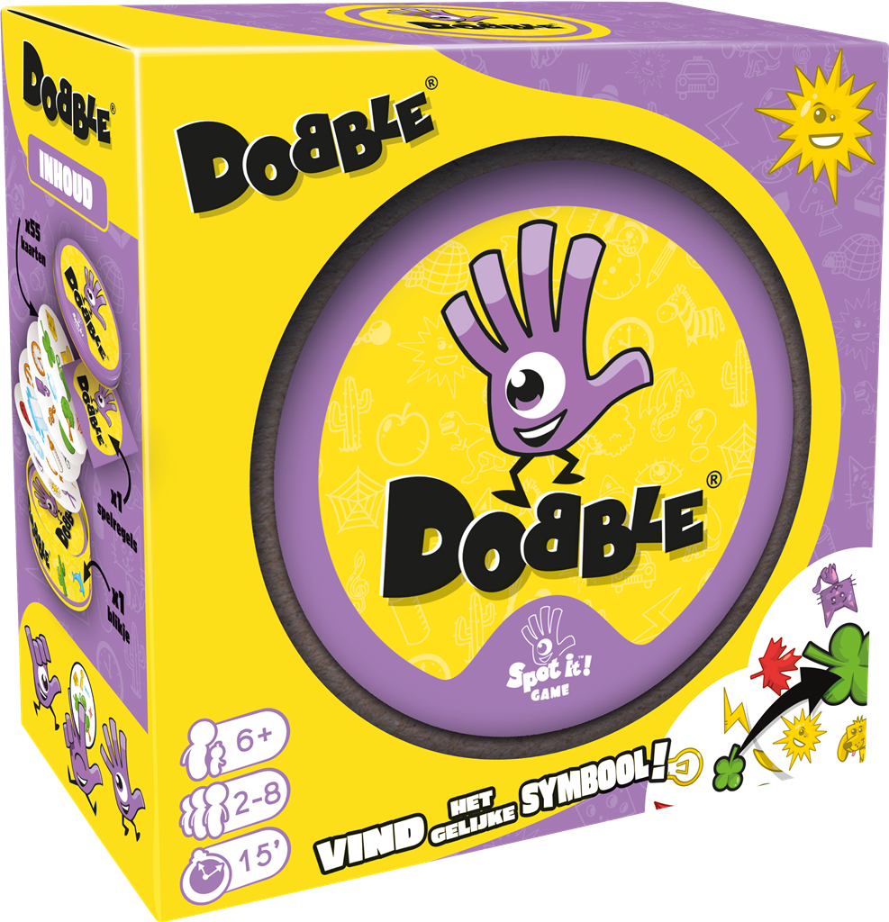 Dobble – Familiespel - Het snelle kaartspel vol snelheid en observatie | Vanaf 6 jaar