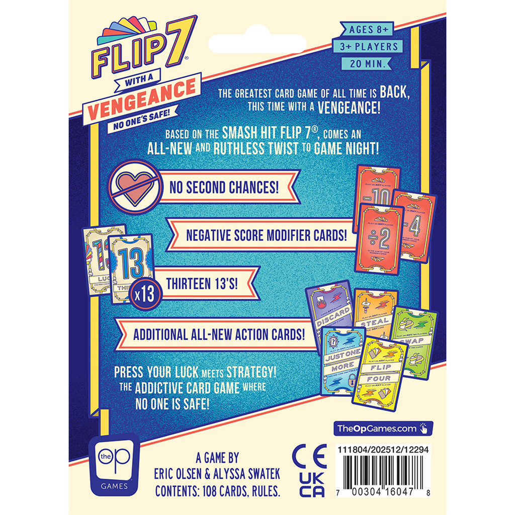 Flip 7: With a Vengeance – Durf jij door te gaan? | Engels | Vanaf 8 jaar