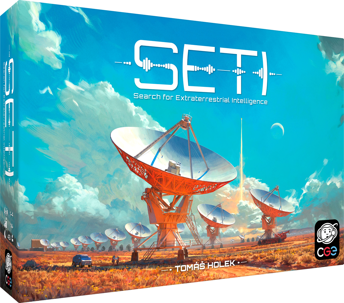 SETI: Search for Extraterrestrial Intelligence – Engelstalig Bordspel | 1-4 spelers | Vanaf 14 jaar