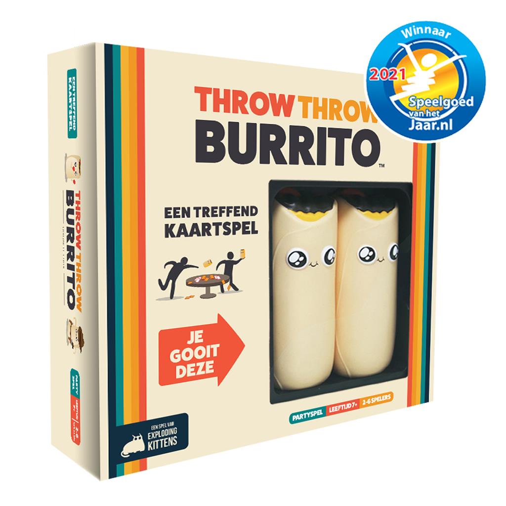 Throw Throw Burrito – Het kaartspel waarbij je met burrito's gooit! | Vanaf 7 jaar